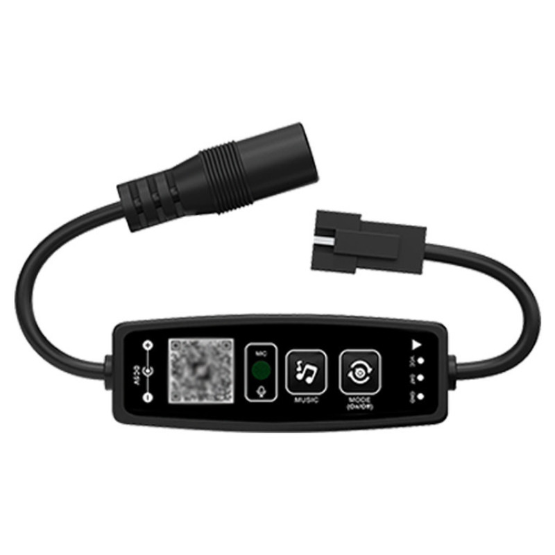 LED蓝牙音乐幻彩灯带RGB控制器七彩调光调色手机usb充电宝涂鸦麦