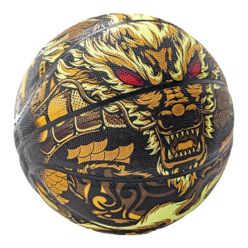 黑神话龙篮球烫金软皮魁比赛标准