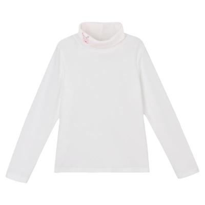 甜美可爱堆堆领加绒打底衫女秋冬