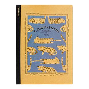 【特价】本子事多复古轻薄动物横线本B5学生16K开软面学习笔记本