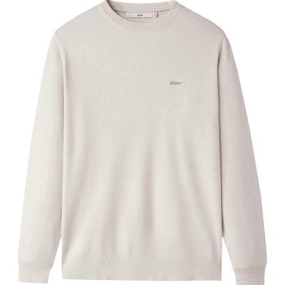 海澜之家包芯纱圆领刺绣针织衫男