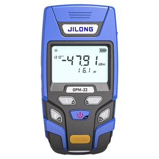 jilong南京吉隆OPM-22迷你光功率计红光一体机广电电信光功衰减测试仪高精度多合一红光源网络测试仪表