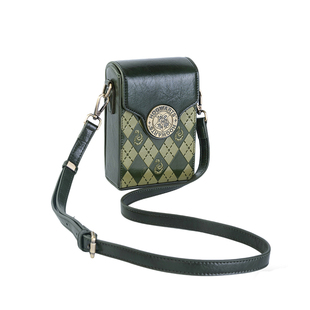 哈利波特正版周边学院手机斜挎包单肩迷你菱格小包零钱包霍格沃茨