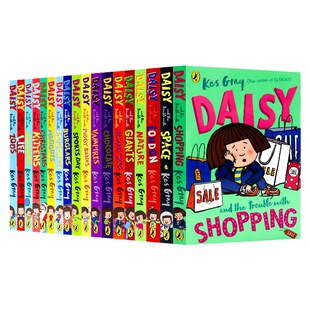 鬼马精灵黛西18册全套 英文原版小说 The Trouble with Daisy 章节桥梁书 Kes Gray 黛西与烦恼仙女奇遇记闯祸童年 9-12岁幽默故事