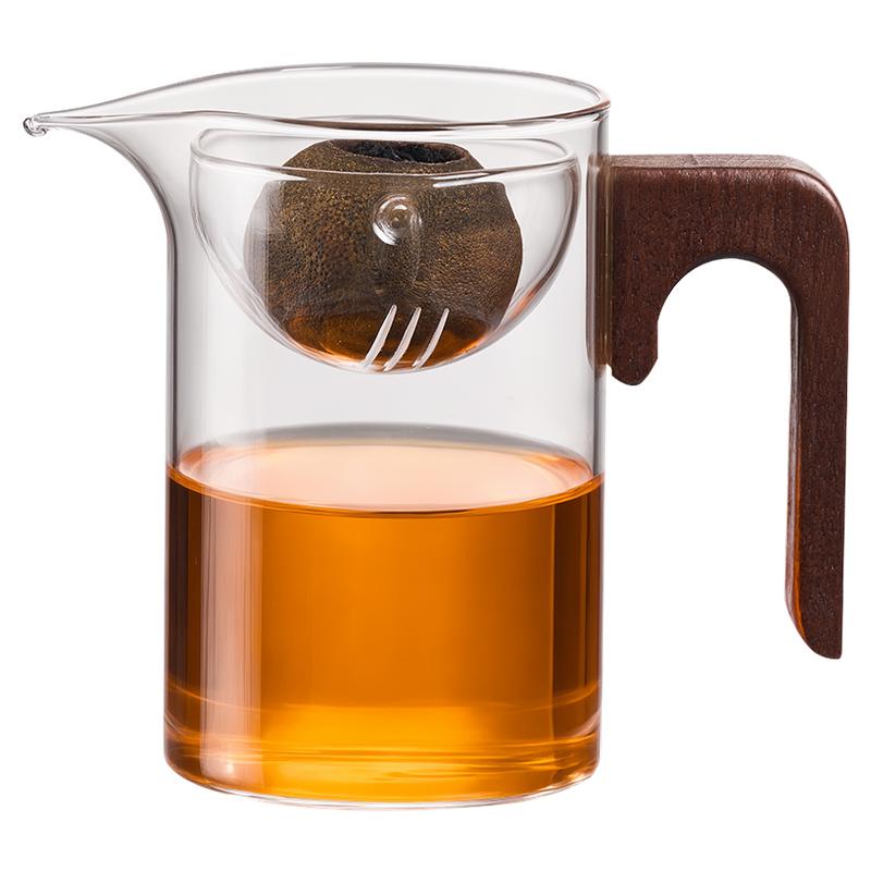 公道杯玻璃小青柑专用泡茶壶