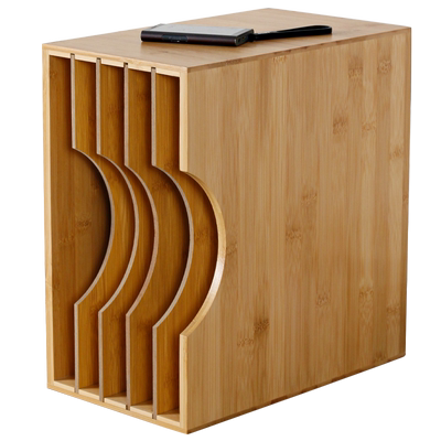 巨阳实木黑胶LP唱片存放展示箱