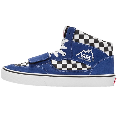 VANS范斯男女鞋MOUNTAIN EDITION拼接蓝白色棋盘格板鞋复古帆布鞋