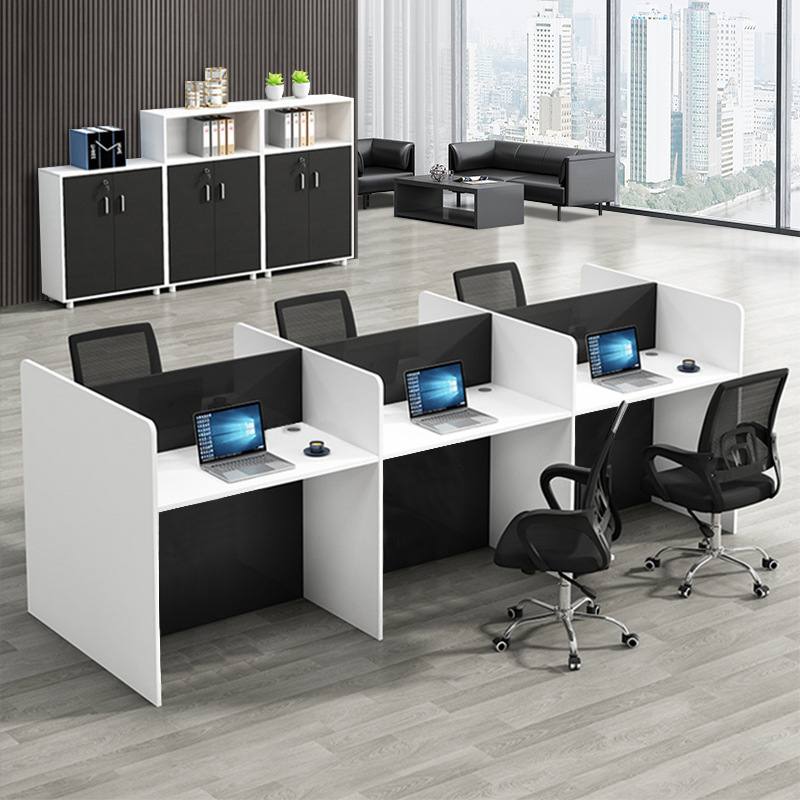 职员办公桌屏风小卡座销售工位员工电销话务员卡位办公室桌椅组合