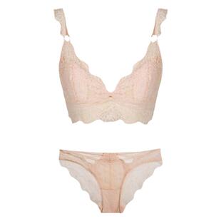 Miss微醺女士文胸套装内衣性感胸罩内裤2023新款秋季蕾丝无痕聚拢