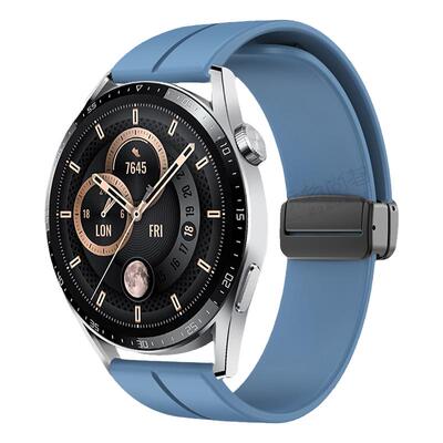 适用VIVO WATCH3手表带watch5磁吸折叠扣硅胶2腕表带watchGT运动智能vivo一二三代可替换硅胶腕带男女款配件