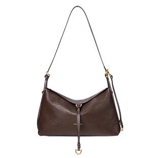 皮尔卡丹官方植鞣牛皮腋下包高级感云纤单肩枕头包女2026新款