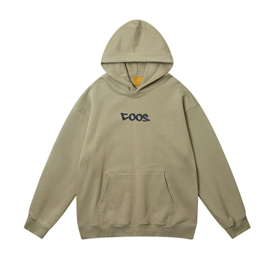 logo厚版胶印复古卫衣