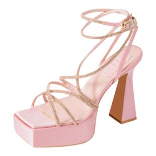 【戚薇程潇江疏影同款】芭比高跟鞋钻带凉鞋宴会鞋DUOHUA&VIVINER