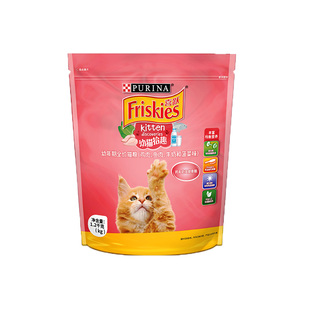 【自营】喜跃幼猫全价猫粮鸡肉、鱼肉、牛奶和菠菜味增肥1.2kg/袋