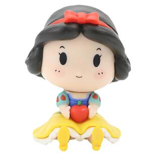 q版公主大头白雪美人鱼爱丽丝贝儿手办巫婆王子蛋糕装饰车载摆件