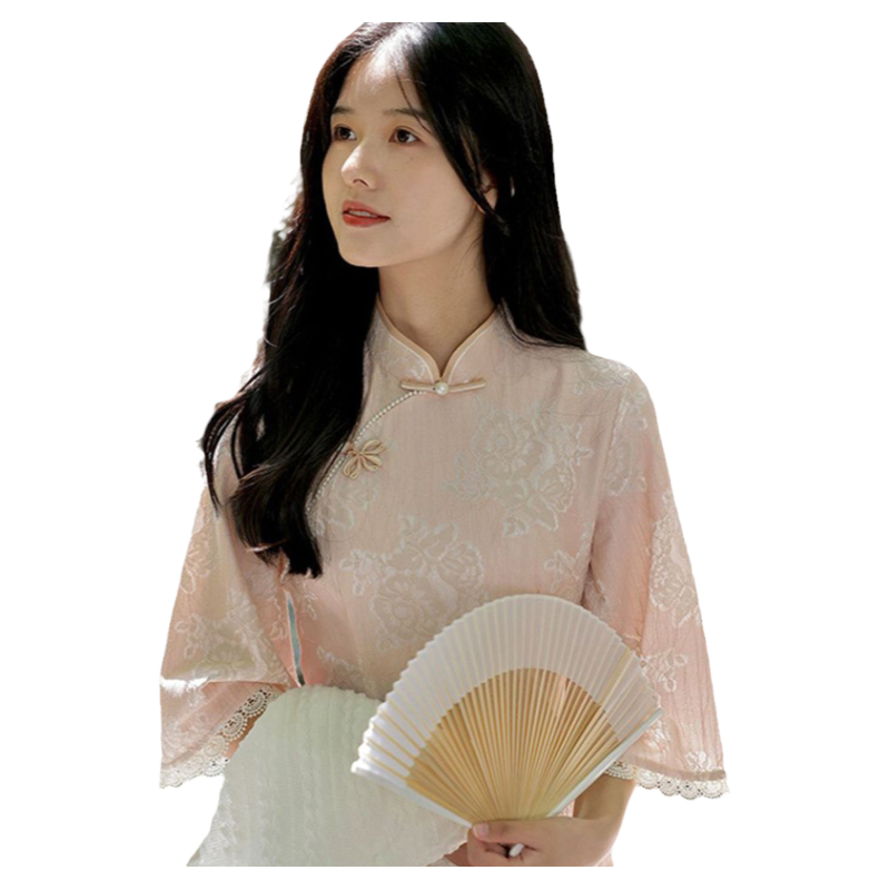 民国风年轻款少女气质优雅古法旗袍2024夏季改良设计感日常连衣裙
