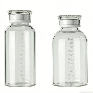 日本豆浆杯上班族便携外带早餐专用刻度牛奶杯儿童可加热玻璃杯子