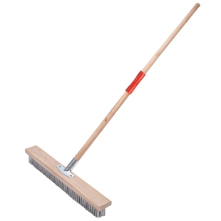 户外长柄硬毛洗地刷子不锈钢丝地板刷地神器庭院地面强力清洁工具