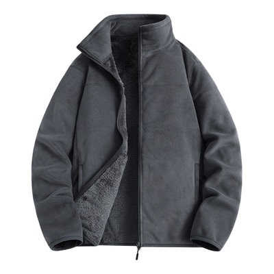 稻草人抓绒衣女款2025新款秋冬户外防风保暖摇粒绒外套男款上衣