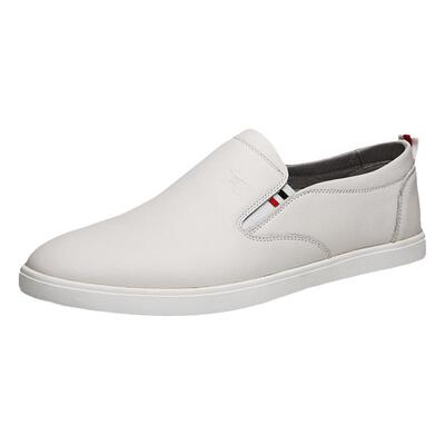 七匹狼休闲皮鞋男士乐福鞋百搭