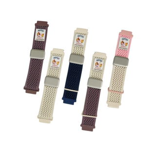 适用oppo手表带watchx2mini女款表链watch4pro磁吸运动X2腊肠小狗OPPO智能手表watch3/2/1夏天男士se编织