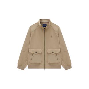 TeenieWeenie小熊男装复古工装风仿麂皮休闲夹克秋季外套男款