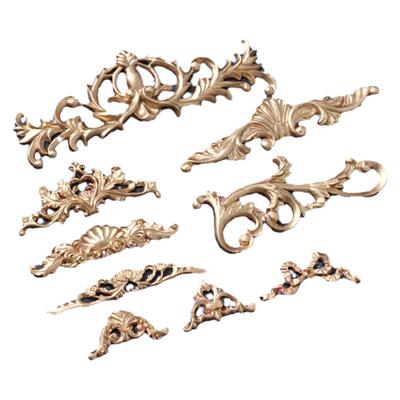 复古浮雕镂空花纹边角硅胶模具