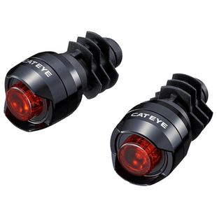 CATEYE猫眼灯自行车灯尾灯把塞灯公路LED警示灯骑行装备单车前灯