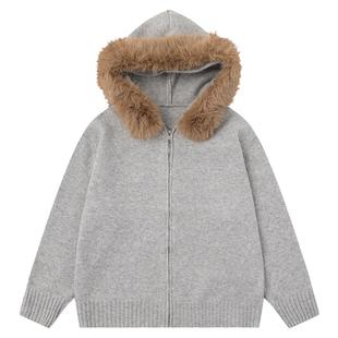 From Mars Keep silent. Loose cardigan sweater coat