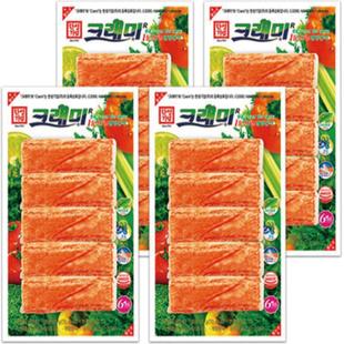 韩国可莱美蟹棒蟹柳手撕即食蟹味棒寿司沙拉鳕龙虾解馋休闲零食