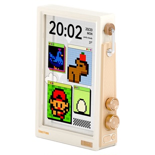 Divoom点音数码相框电子相册壁挂高清护眼屏县浮相框数码 相册显示屏家用智能高清自动画屏生日纪念新年礼物