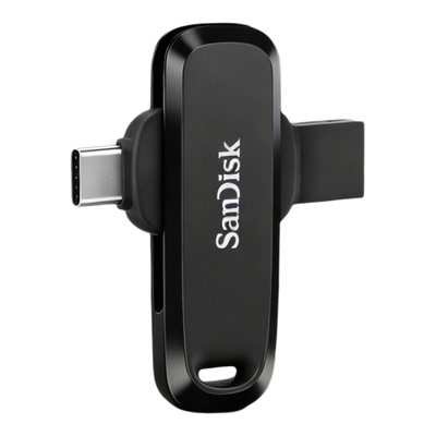 闪迪Type-C USB3.2 手机U盘DDC6黑色手机电脑存储盘双接口优盘
