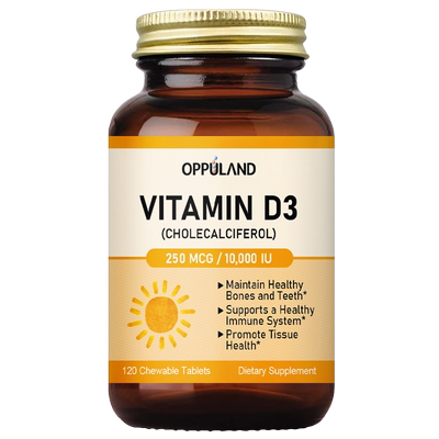 oppuland维生素D3中老年补钙