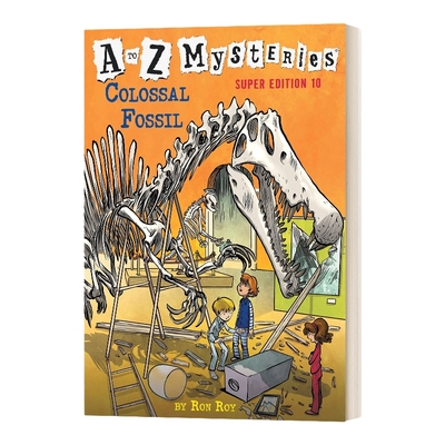 英文原版 Colossal Fossil 巨大的化石 神秘案件特别版10 A to Z Mysteries Super Edition 10 英文版 进口英语原版书籍儿童外文书