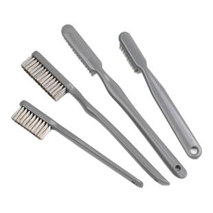 文玩钢丝牙刷家用油烟机灶台清洁刷除锈打磨抛光核桃清理小钢丝刷