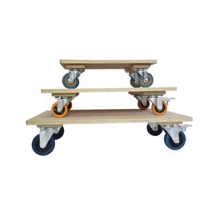 加厚木板乌龟车手推车平板车小箱车四轮小推车塑料移动拉货车拉车