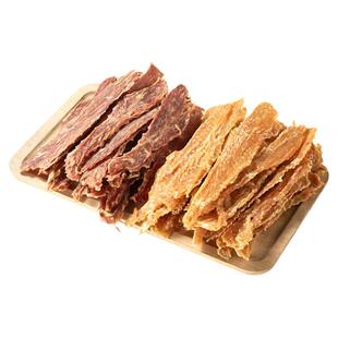 狗狗零食鸡胸肉片鸭肉干磨牙棒宠物成幼型成幼犬宠物零食营养训练