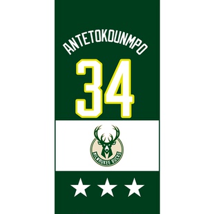 NBA欧文毛巾哈登字母哥汤普森伦纳德湖人76人猛龙雄鹿队浴巾定制