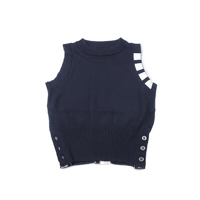 TB圆领马甲背心羊绒羊毛套头