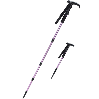 骆驼户外装备多功能伸缩登山杖