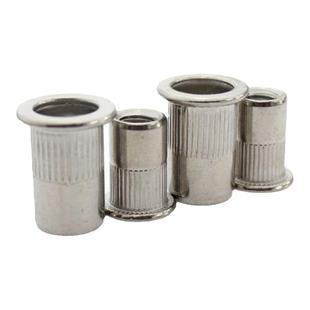 304不锈钢平头拉铆螺母拉毛拉帽M3M4M5M6M8M10M12小沉头拉锚螺母