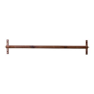 阳台侧装晾衣架实木挂衣架上墙壁挂晾衣杆服装店衣服展示架挂衣杆