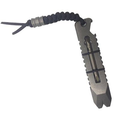 钛途tito钛合金撬棍户外螺丝刀