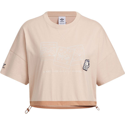 阿迪达斯女子运动短袖