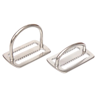 潜水腰带挂扣背飞侧挂 定位扣猎潜鱼串D字扣304不锈钢5CM宽日子扣