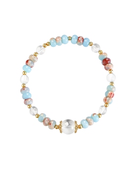 阿吉豆手链女款多巴胺彩珠手串珠