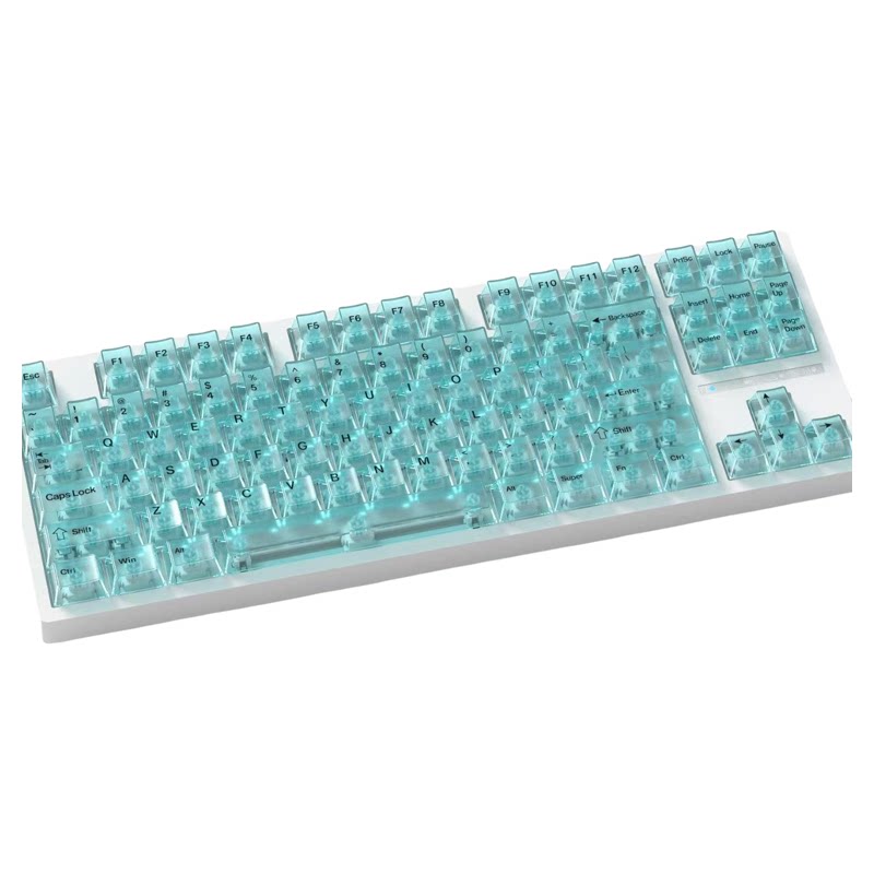 冰雾蓝透PC原厂高度迈从键帽
