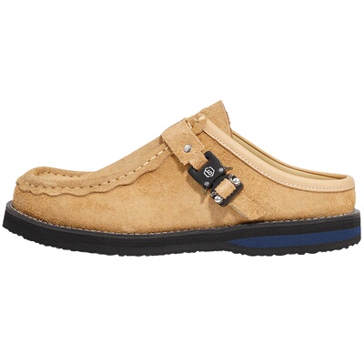 BLESSSHOE夏季复古风真皮包头鞋