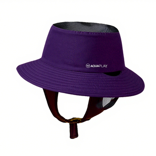 安泊来新款紫色运动帽潜水头套发带男女户外专业防晒透气渔夫帽