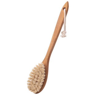 【特价】瑞典进口长柄沐浴刷软马毛洗澡刷懒人搓后背搓澡刷身体刷